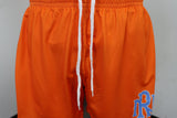 Orange Mesh Shorts